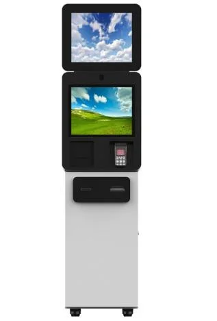 Telecom Dual Screen Self Service SIM Card Vending Machine SIM Card Issuance Kiosk Card Dispensing Kiosk