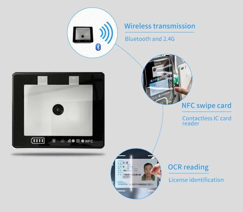 IC NFC Card Reader Qr Code Scanner