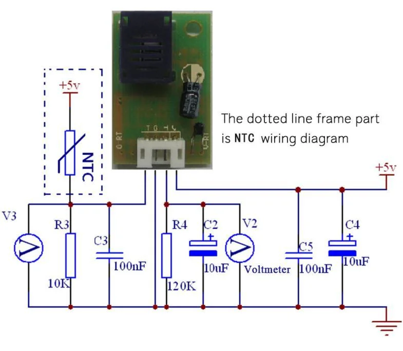 Hrtm030 Voltage Smart Temperature and Humidity Modbus Temperature Module Sensor Analog Output